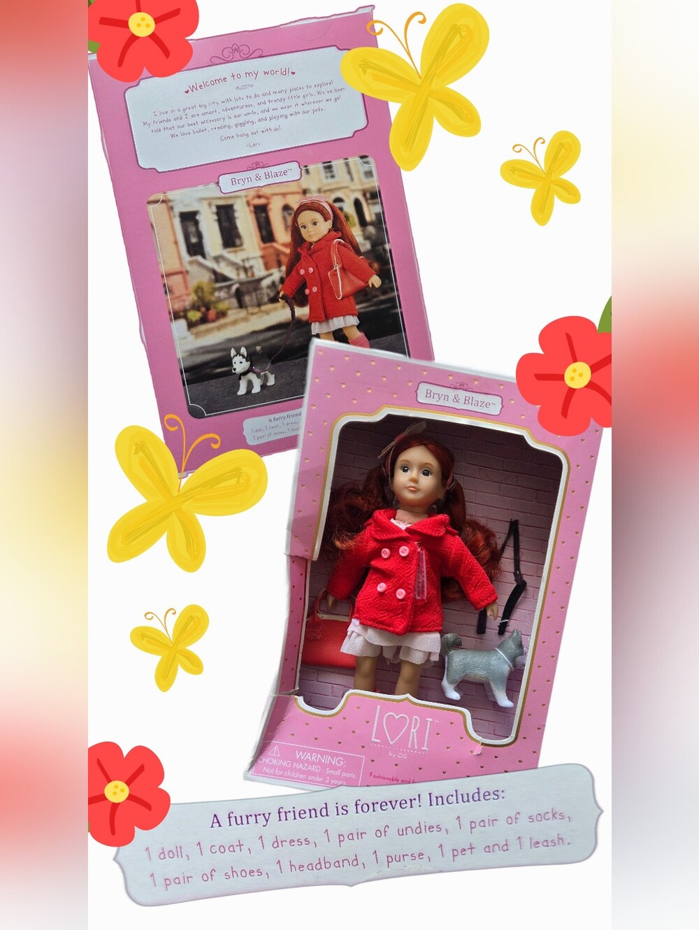 Lori Dolls NWT Bryn and Blaze